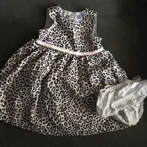 Pink & gray Leopard dress